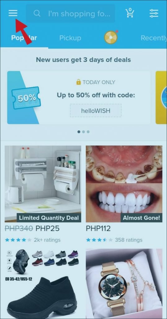 Comment supprimer définitivement un compte Wish 2