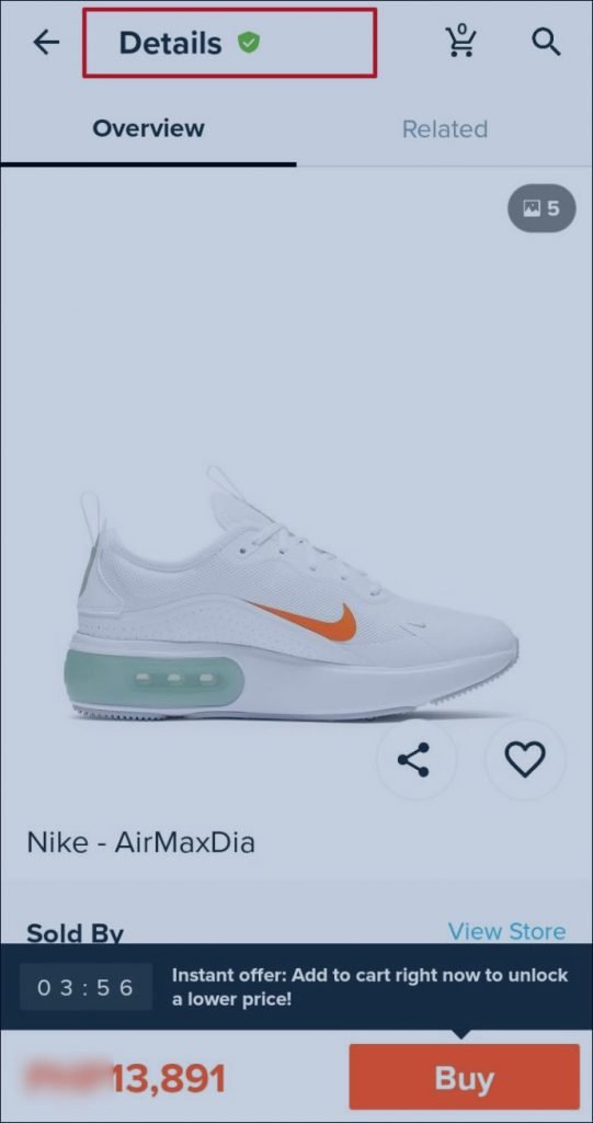 trouver des produits sur Wish depuis Android